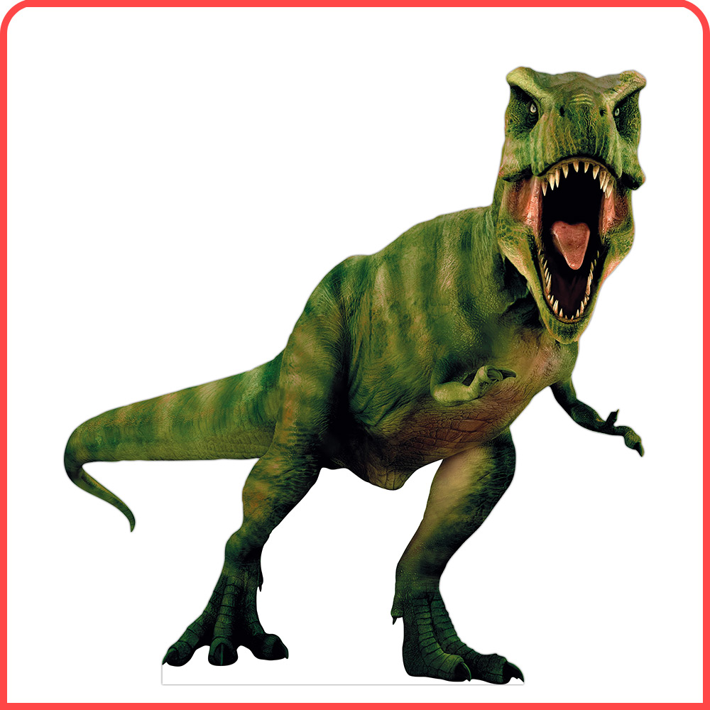 Шаблон ростовая фигура Динозавр Тирекс | PLASTIKUB.RU